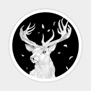 White Stag, Magical Deer Magnet